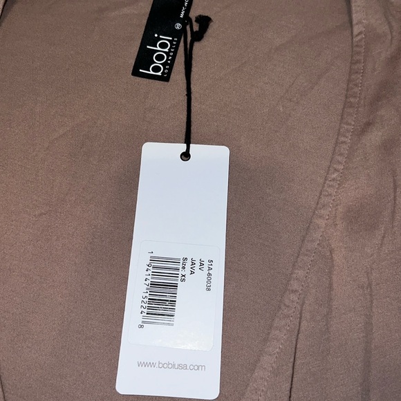 NWT BOBI light weight jersey top in java SIZE XS - Picture 3 of 7